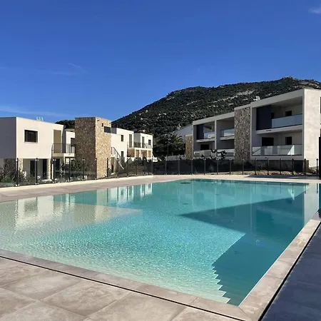 Apartment Neuf Avec Piscine, Vue Mer Et Grande Terrasse, Calme Garanti A Calvi - Fr-1-719-48